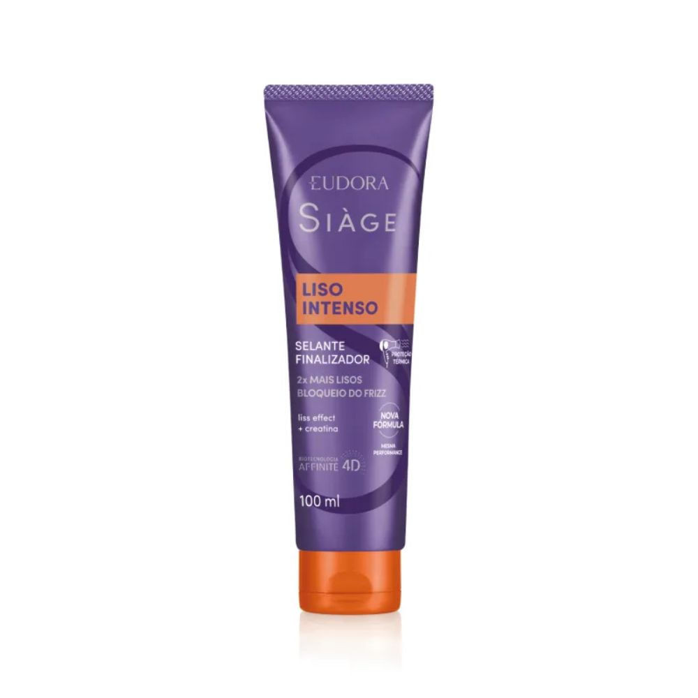 Finalizador Selante Térmico Eudora Siàge Liso Intenso 100ml - Beauty