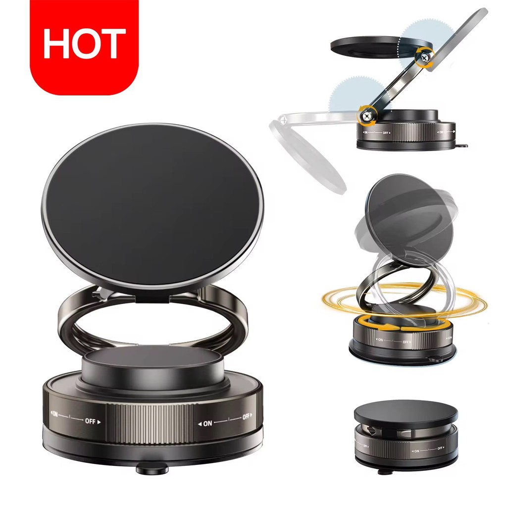 Suporte Magnético Universal Dobrável Vácuo para Celular 360° JE-41 em Oferta na Shopee