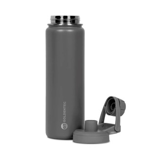 Garrafa Térmica Inox Goldentec 750 ml para bebidas quentes ou frias  Cinza em Oferta na Shopee