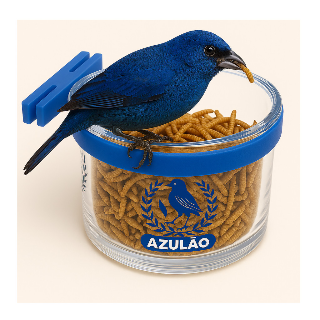 Porta Vitamina Farinhada Luxo King 50ml - Azulão Campeao em Oferta na Shopee