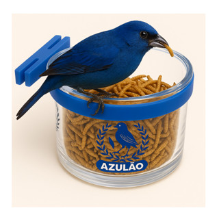 Porta Vitamina Farinhada Luxo King 50ml - Azulão Campeao em Oferta na Shopee