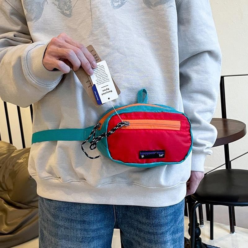 Decorador Moda Esportes Ao Ar Livre Saco De Cintura Portátil Yoga Móvel Unisex Fitness Correndo Versátil Cor Bloqueada C