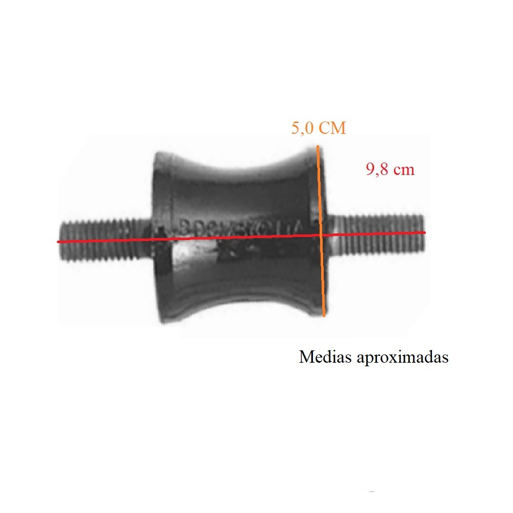 Coxim Escapamento Corcel Del Rey Pampa F1000