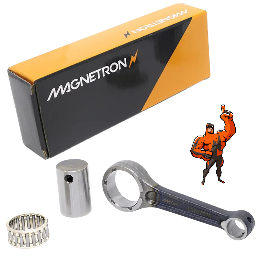 Biela Completa Forjada Honda Pop 100 2009 A 2015 Original Magnetron - Pino 13mm