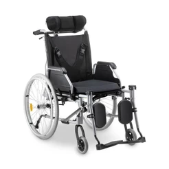 Cadeira De Rodas Dobrável Dellamed Reclinável Em Alumínio Até 130Kg D700 T44 - (0001000192)