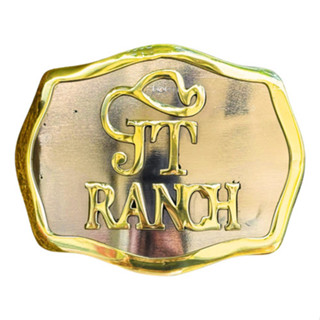 Fivela Personalizada Country Cowboy-com Sua Logo em Oferta na Shopee