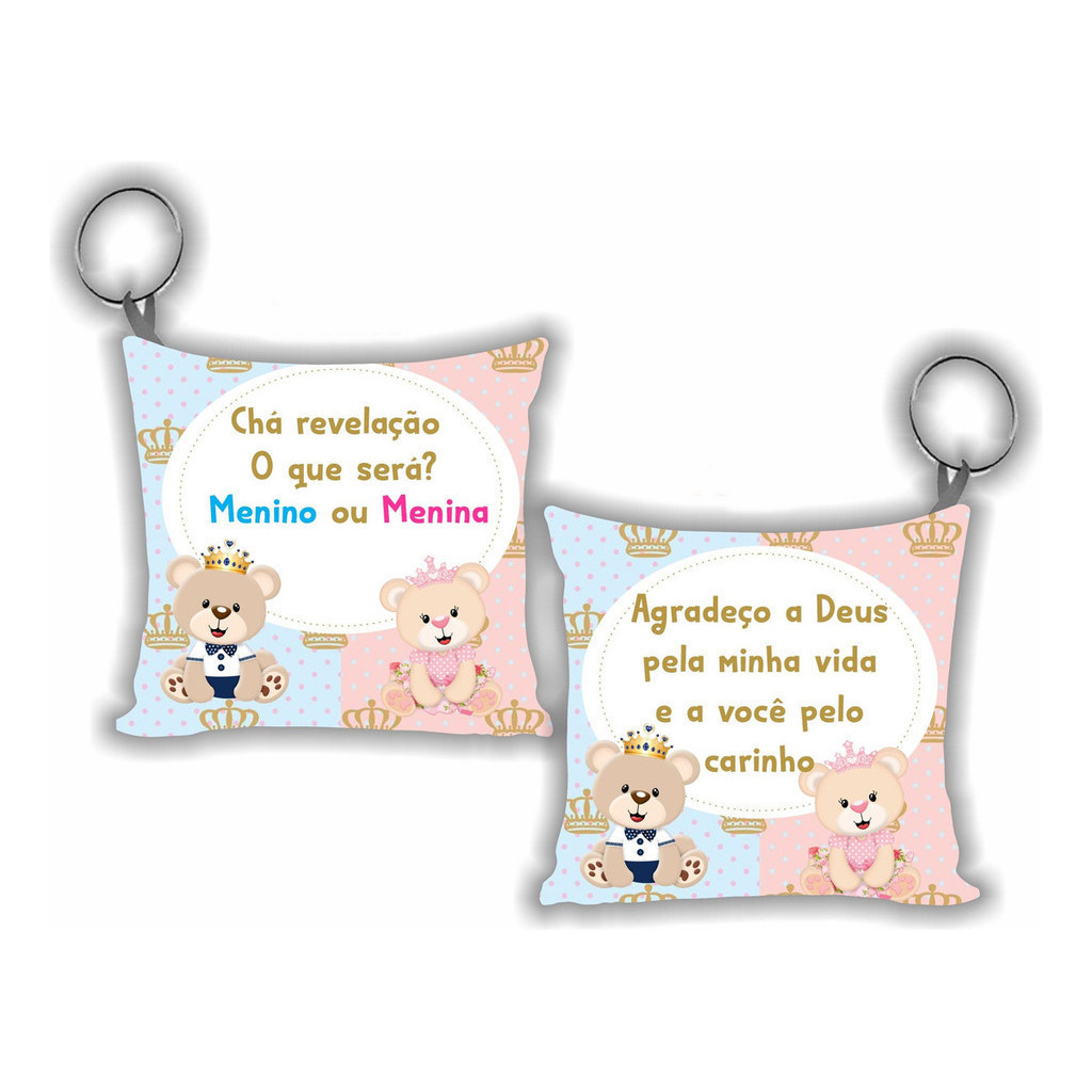 Kit 10 a 50 Un Lembrancinha Chá Revelação Almochaveiro Personalizados Para Festa em Oferta na Shopee