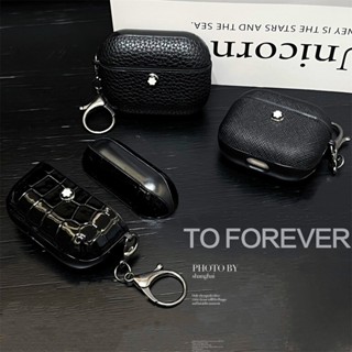 Mon Blanc Luxo Capa De Couro Macio Shell Para AirPods 4 ANC Pro3 PRO 2 1/2/3 Protetora em Oferta na Shopee