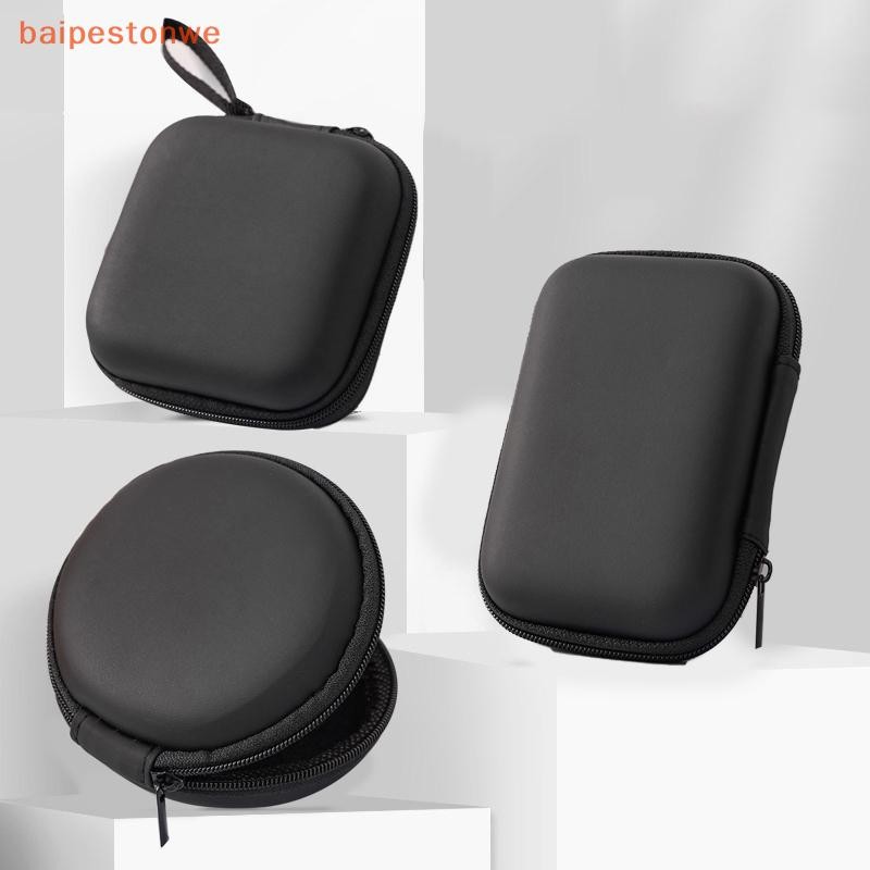 [baipestonwe] Portátil 3C Rígido Digital Gadgets Armazenamento Bolsa Carregador De Fone De Ouvido De Couro Artificial Ca