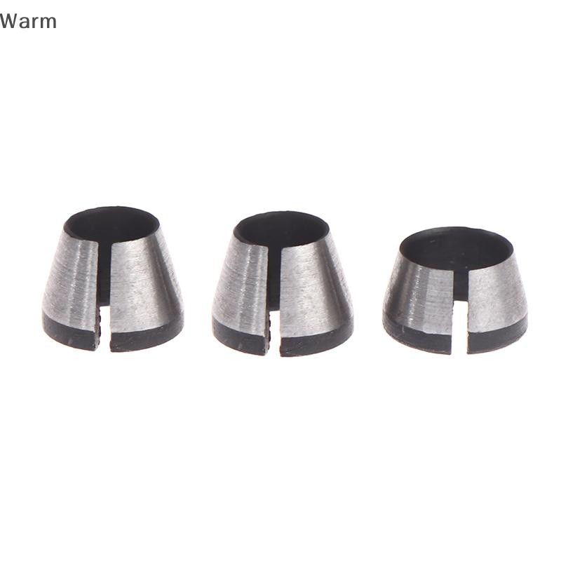 Quente 3 Pc/Lote 6mm/6.35mm/8mm Adaptador De Alta Precisão Pinça Haste Roteador Ferramenta Casa