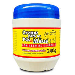 Creme SEBO DE CARNEIRO 240g APINIL Para Pés e Mãos