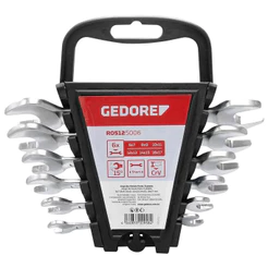 Jogo de Chaves Fixas 6 a 17mm 6 Peças Gedore Red R05125006
