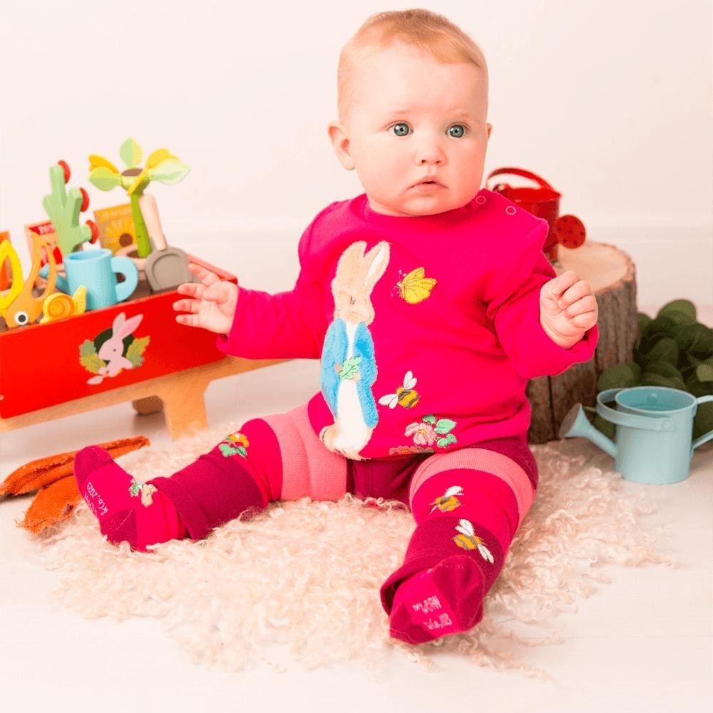 Calça Legging Infantil Peter Rabbit Rosa Blade And Rose · foto 2