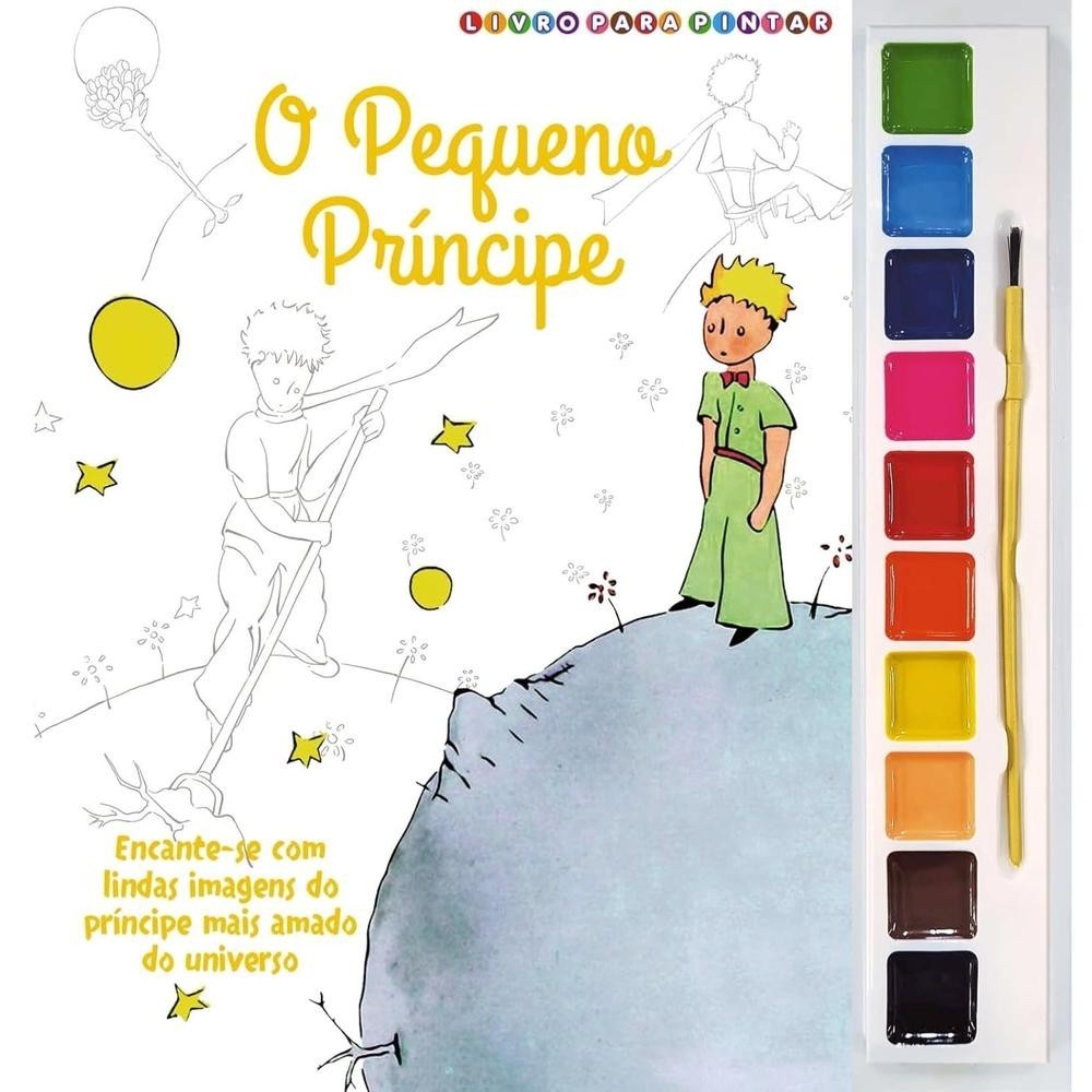 O Pequeno Príncipe Livro para Pintar em Oferta na Shopee