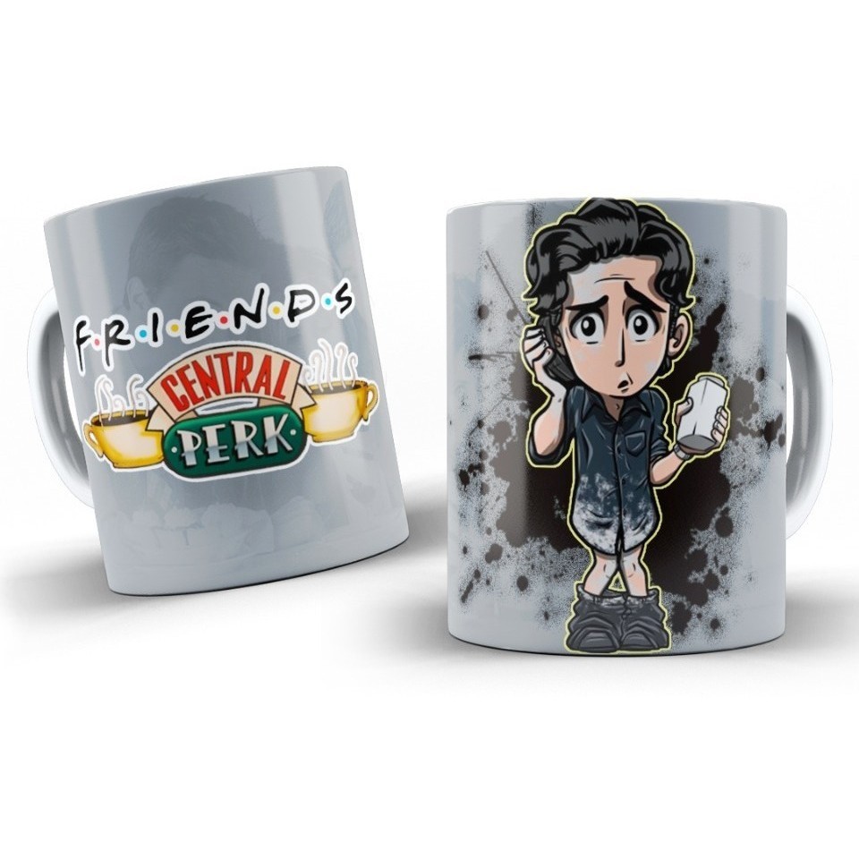 Caneca Cerâmica Friends Personagens Seriado 325ml