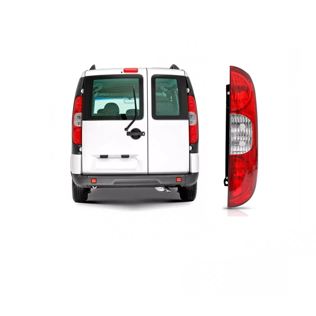 Lanterna Traseira Fiorino 2014 2015 2016 2017 2018 2019 Doblo 2010 2011 2012 2013 2014 Bicolor Lado Passageiro