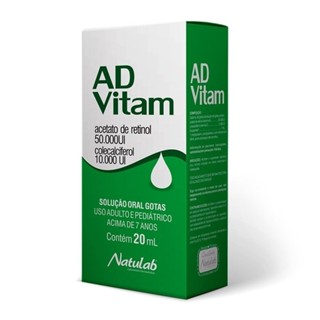 Ad Vitam Gotas 20 ml em Oferta na Shopee