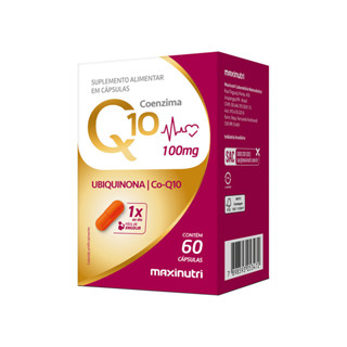 Coenzima Q10 100mg 60 Cápsulas - MaxiNutrI em Oferta na Shopee