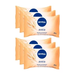 Kit Sabonete Nivea Aveia 85g c/6un