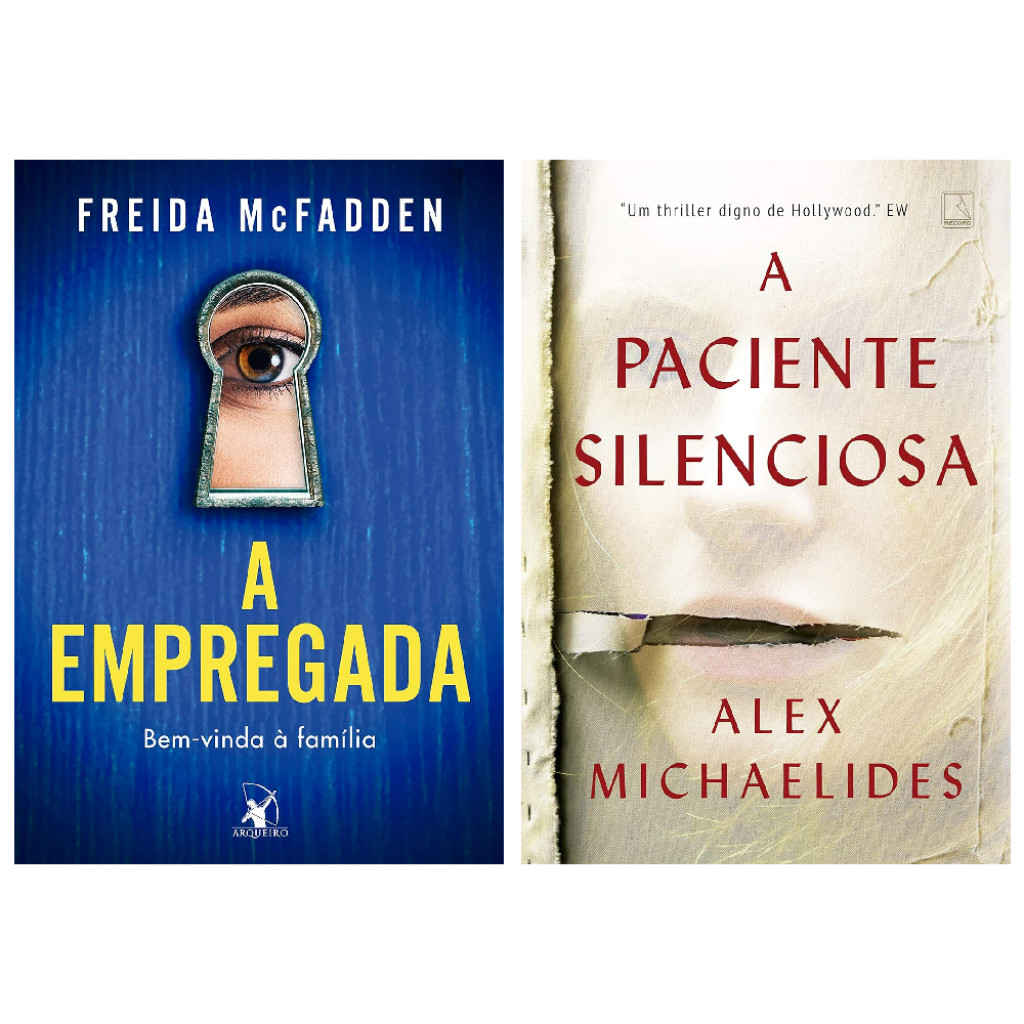Kit Crime e Suspense - A Empregada + A Paciente Silenciosa