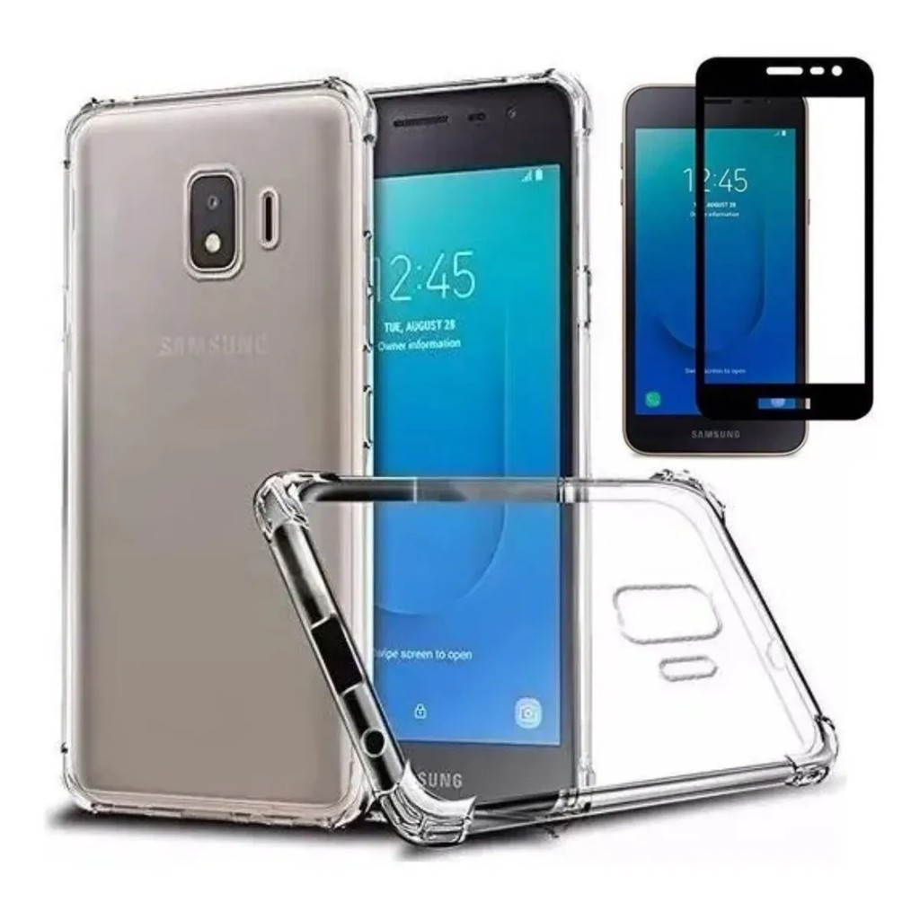 Capa Case Capinha Anti Shock Samsung + Pelicula Vidro 3D Para M21s/M31/M51/A80/J8/J6/J4/J5 PRO/J5 Prime
