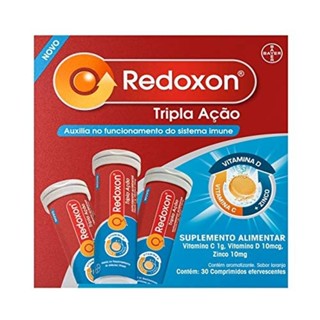 Redoxon Tripla Ação com 30 Comprimidos Efervescentes em Oferta na Shopee