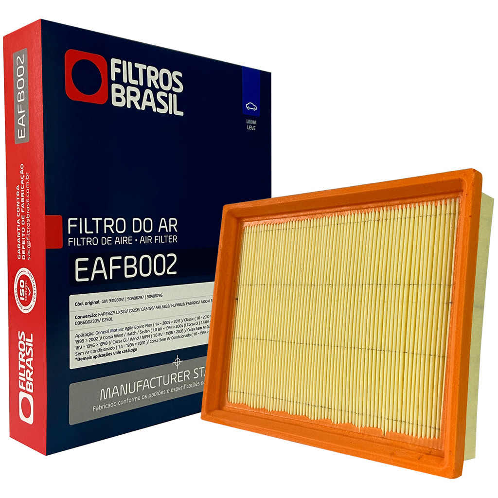 Filtro Ar Motor Corsa Wind 1.0L e 1.4L  1994 a 2001