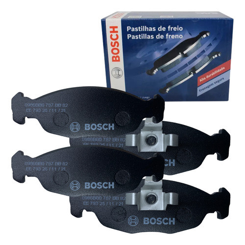 Kit 4 Pastilha Dianteira Original Bosch Agile Celta Corsa Montana Prisma 1.0 1.4 2007 a 2014 em Oferta na Shopee