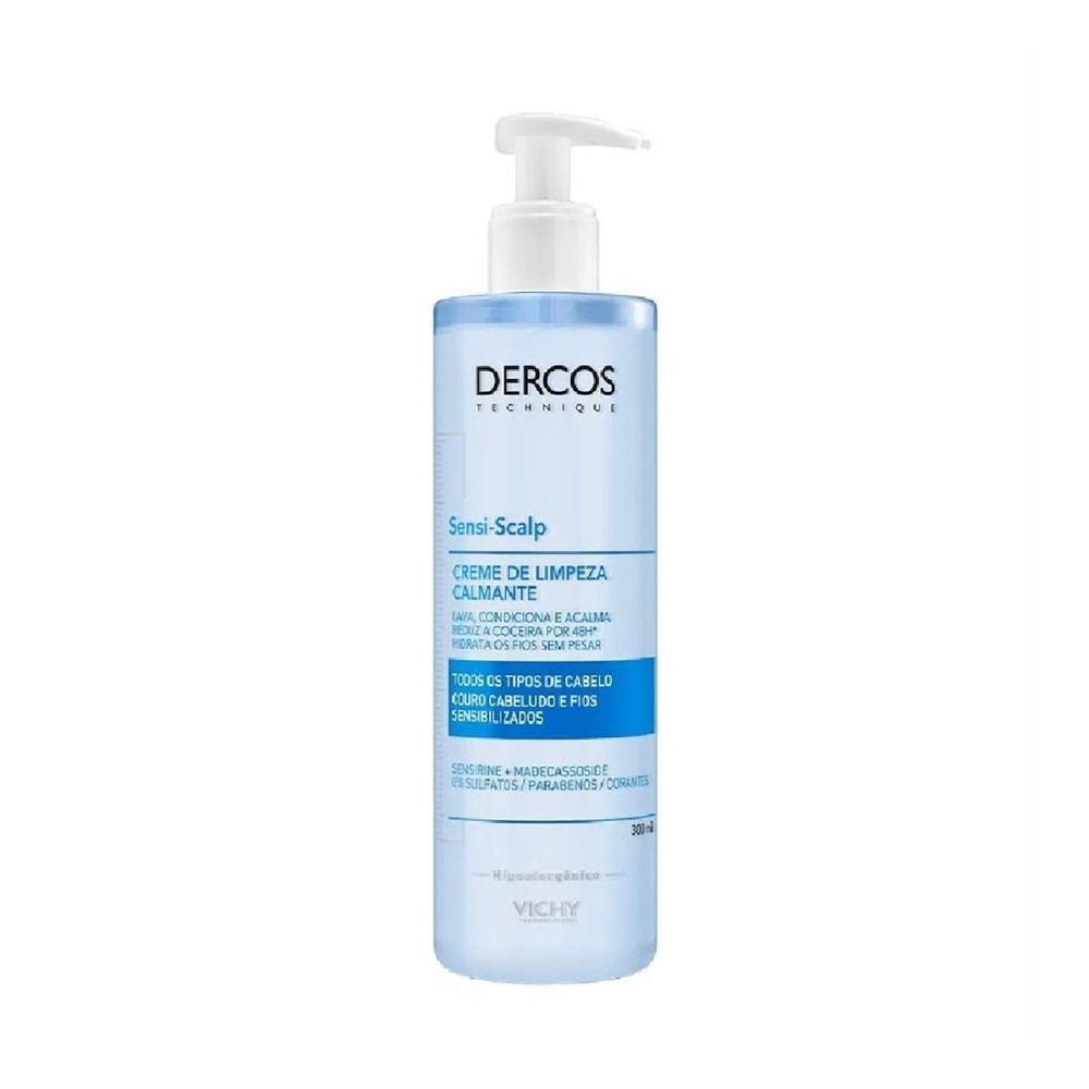 Creme de Limpeza Dercos Vichy Sensi-Scalp Calmante 300ml