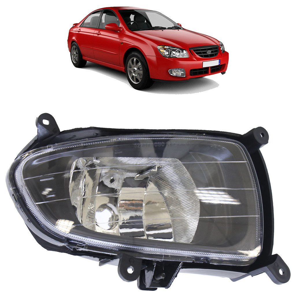 Farol Milha Auxiliar Cerato 2006 2007 2008 Lente Lisa em Acrílico em Oferta na Shopee