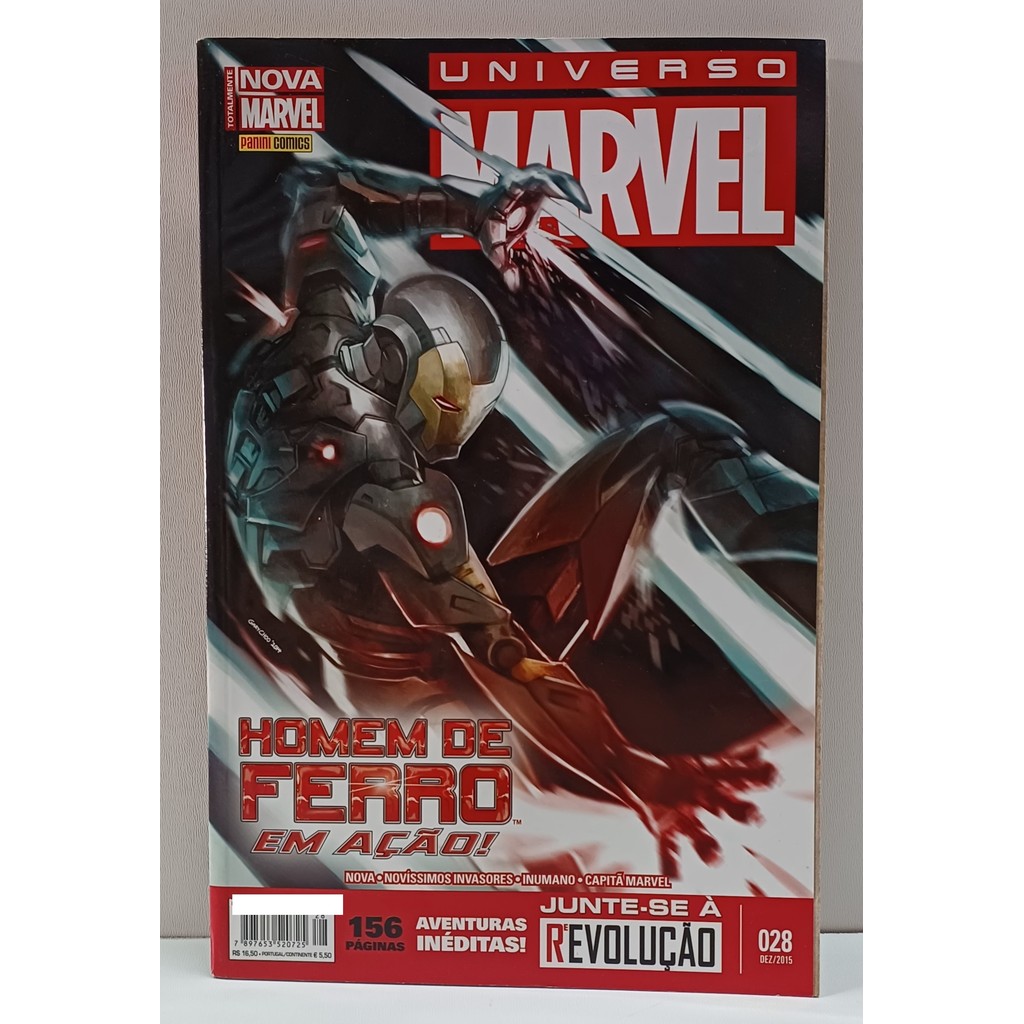 Hq Universo Marvel Nº 28 - Homem de Ferro em Ação!