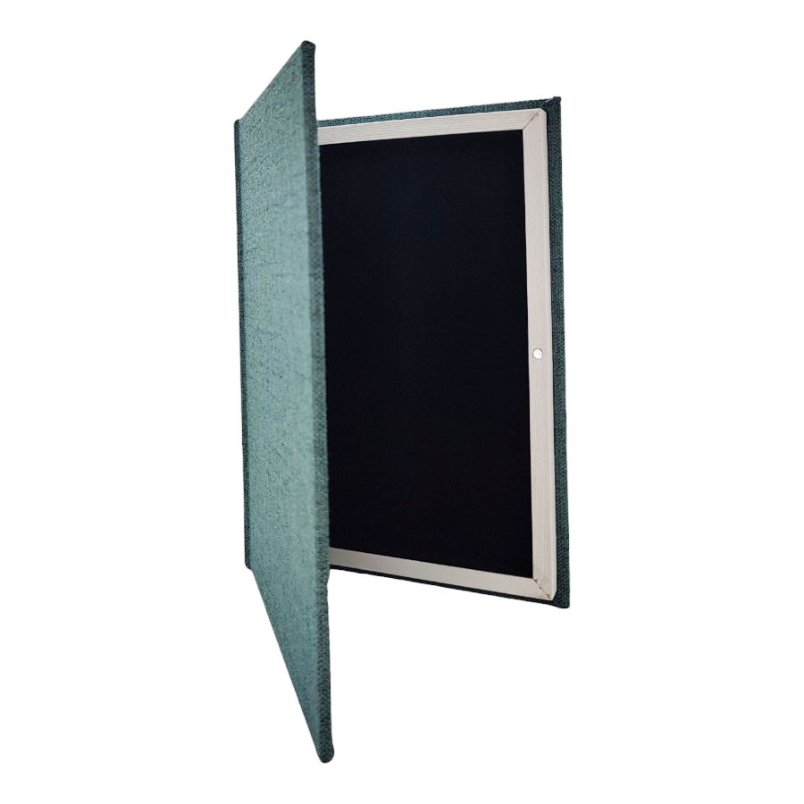 Enfeite Decorativo - Caixa Livro Azul Claro - 18x25cm - 1 unidade - Rizzo - Rizzo