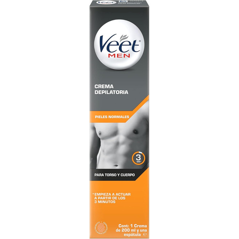 Creme Depilatório Peito e Corpo Normal Veet For Men 200ml