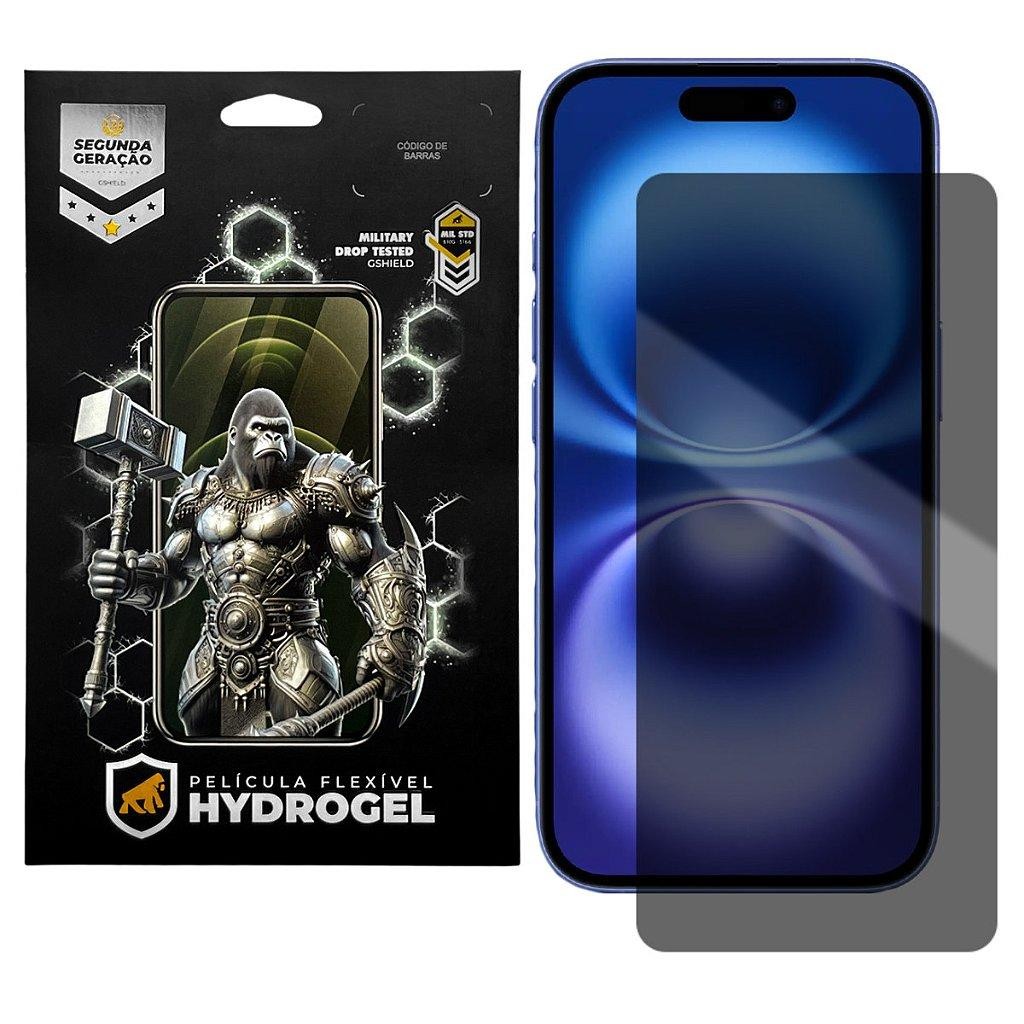 Película de Hydrogel Gshield para iPhone 16 - Privacidade Proteção Avançada contra Riscos e Impactos em Oferta na Shopee