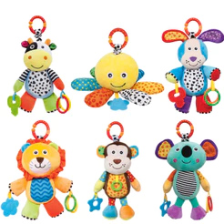 Pelúcia Treme-Treme Com Mordedor e Chocalho Atividades Móbile Bebê Infantil Buba