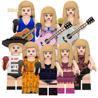 Super Estrela Famoso Cantor Pop Taylor Swift Ed Sheeran Daft Punk Blocos De Construção Figura Brinquedos em Oferta na Shopee