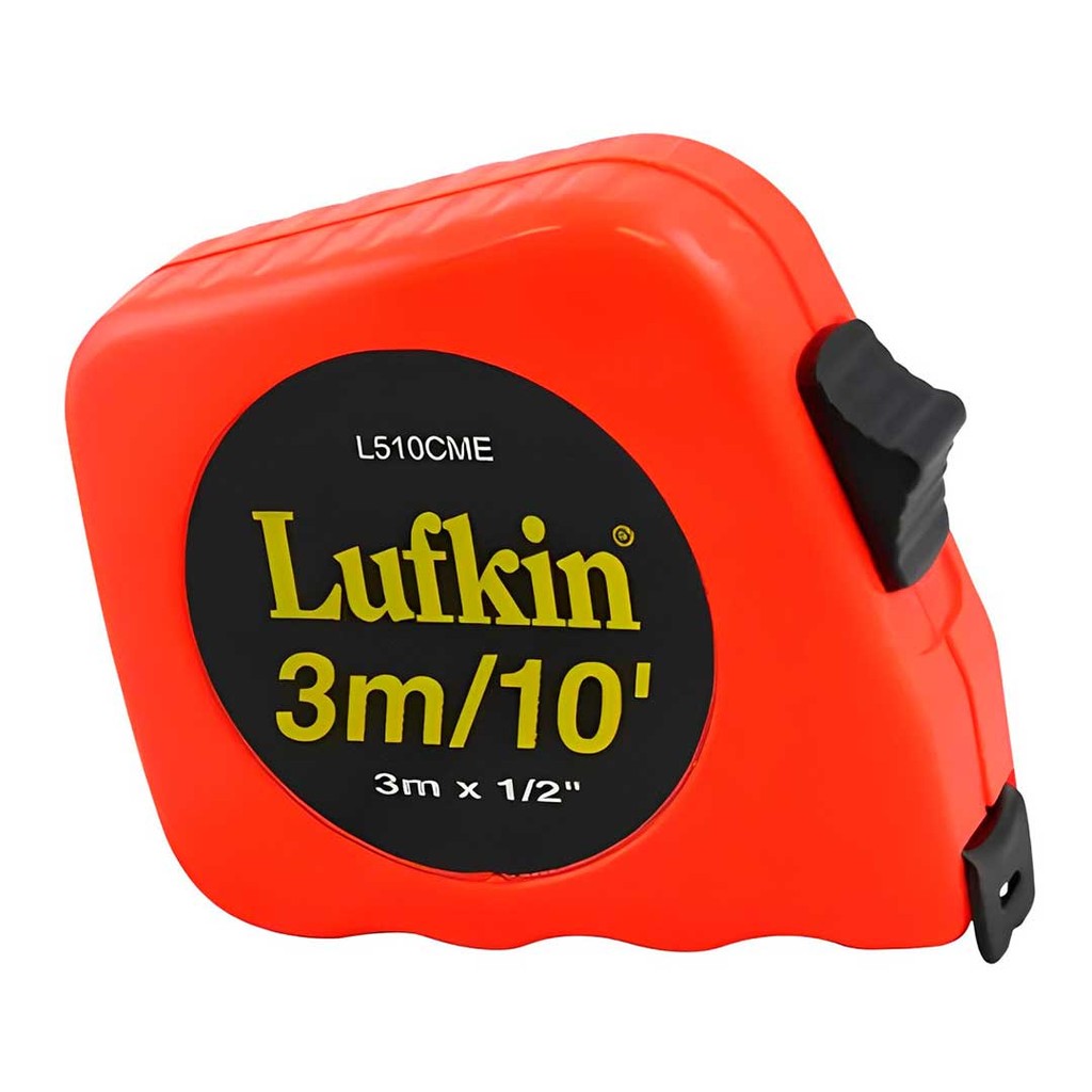 Trena Fita Aço Profissional Com Trava 3 Metros 12mm Lufkin