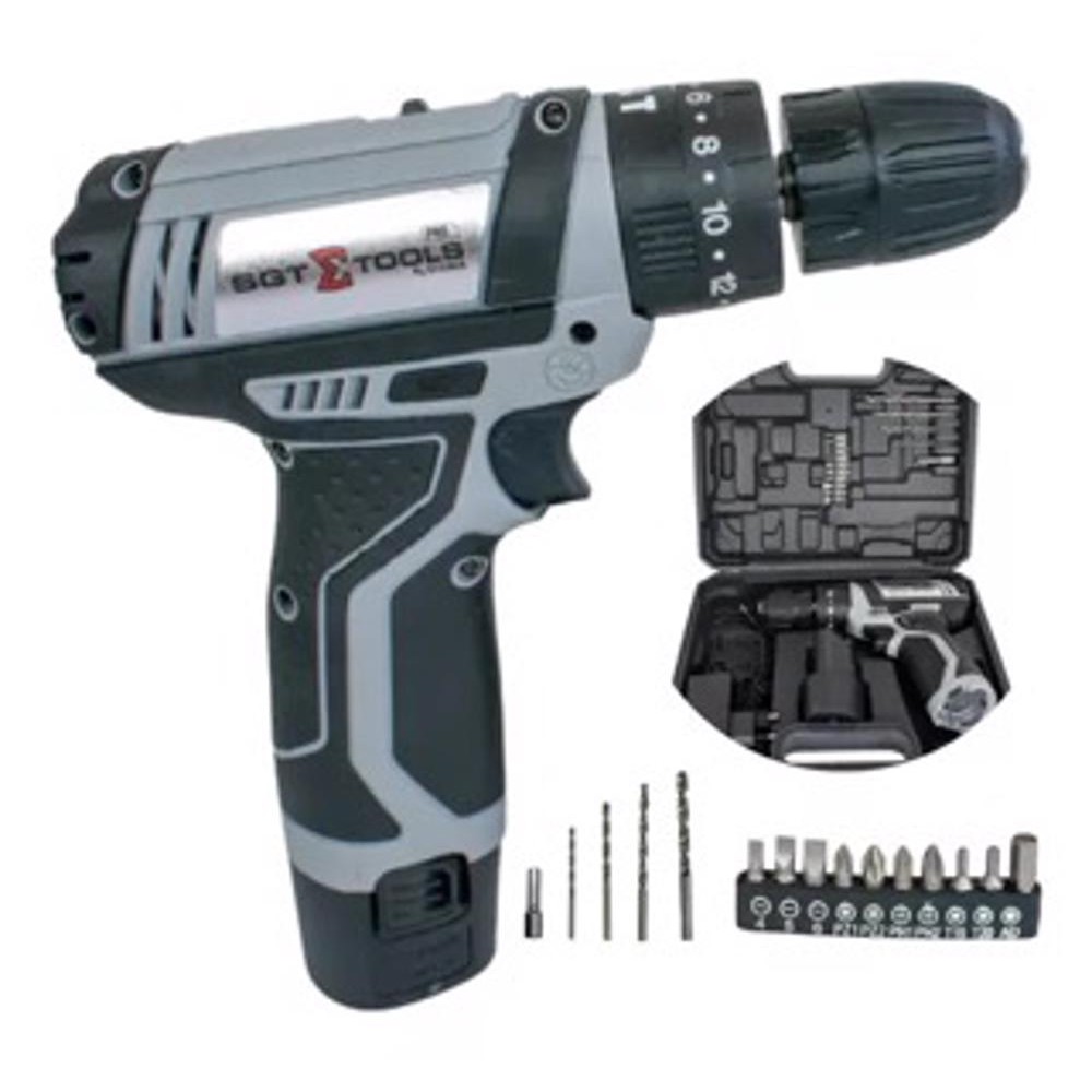 Parafusadeira Furadeira Impacto 3/8 Sgt-7102 Pro Sigma - Home & Living
