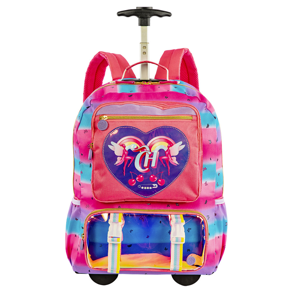 Mochila 2em1 Rodas Costas Capricho Encanto Original Sestini