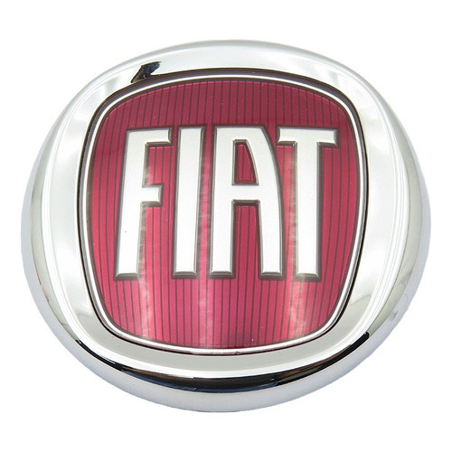 Emblema Fiat Vermelho Grade Palio Doblo Idea Linea Fiorino Original