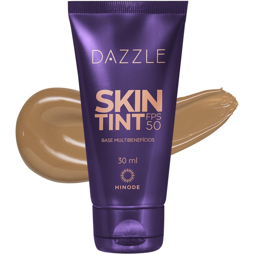 Base Skin Tint Multibenefícios FPS 50 Dazzle 30ml Beige Hinode