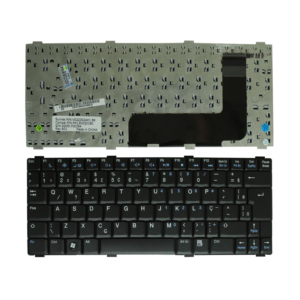 TECLADO IBYTE ACTIVE 2 (PRETO) / INTELBRAS I26 I23 I42 I25 I35/ DELL VOSTRO 1200 /N600W