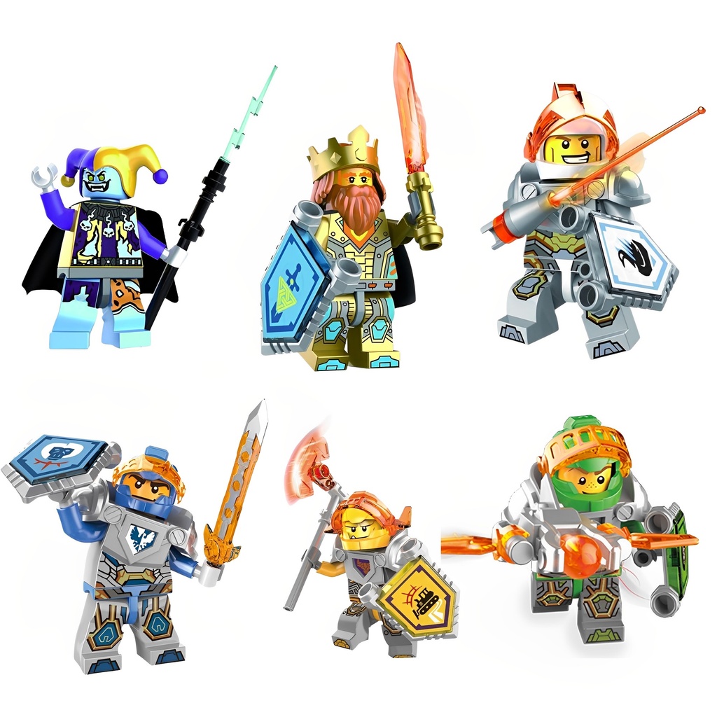 Boneco Sortido e Unitário Block Heroes Missão Medieval Polibrinq - BL607 em Oferta na Shopee