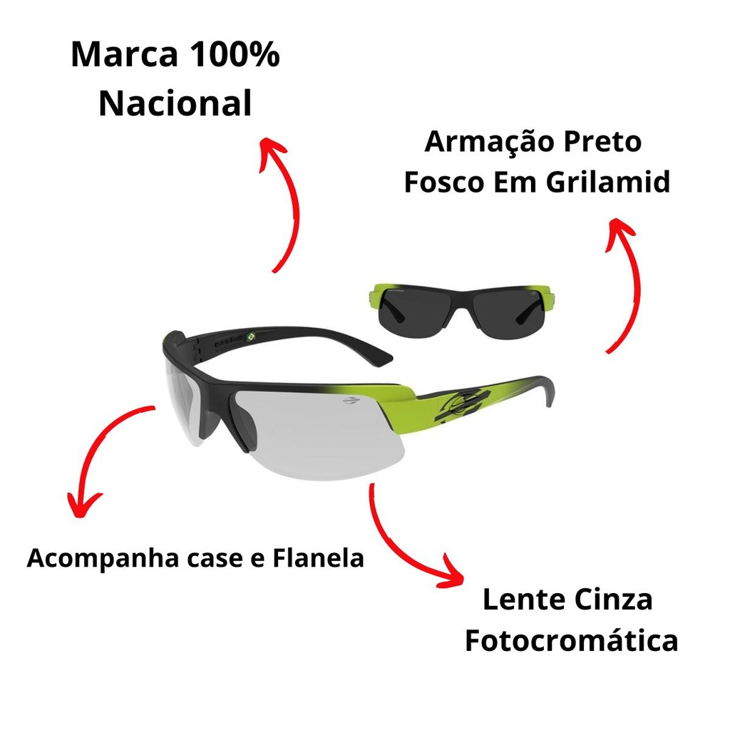 Óculos Mormaii Gamboa Air 4 Solar Fotocromático
