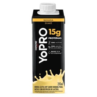 Bebida Láctea Yopro 15g de Proteína 250ml Banana em Oferta na Shopee