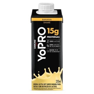 Bebida Láctea Yopro 15g de Proteína 250ml Banana em Oferta na Shopee
