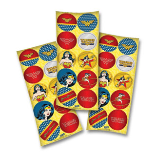 Adesivos Mulher Maravilha Com 30 Unidades em Oferta na Shopee