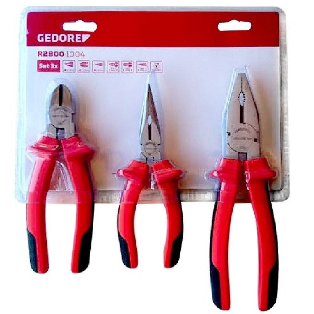 Jogo de Alicate com 3 Peças - GEDORE RED - Home & Living