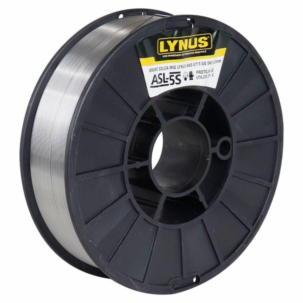 Arame para Solda MIG sem Gás ASL-5S 0.8mm 5kg - LYNUS