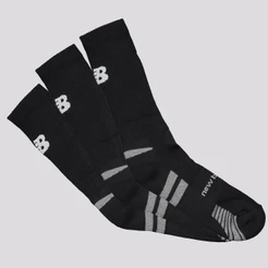 Kit Meia New Balance Cano Alto 3 Pares Preta